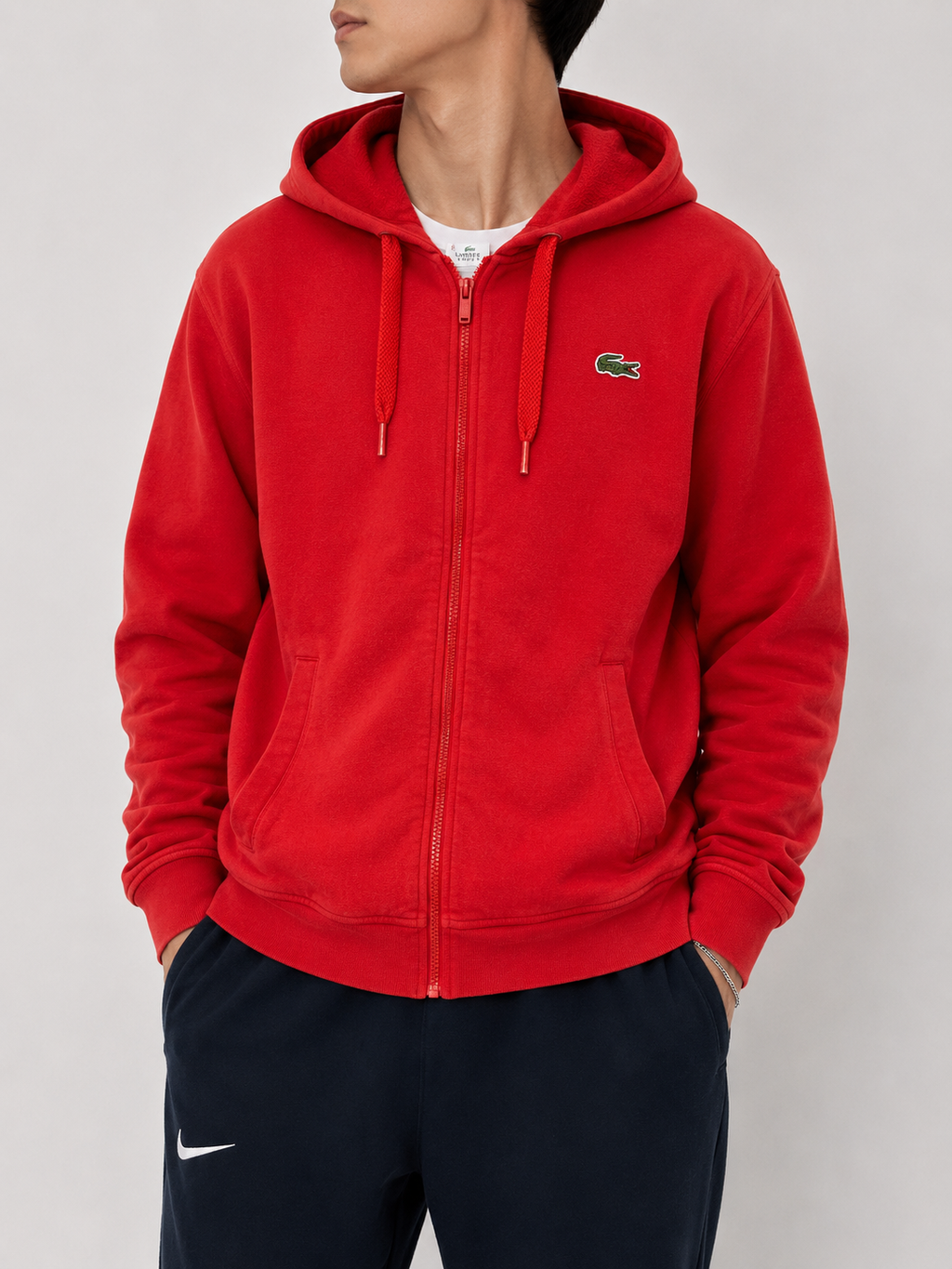 Lacoste Zip Hoodie (M)